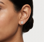 Gold 1Ct Solitaire Pear Lab Grown Diamond Camden Earring