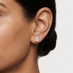 Gold 1Ct Solitaire Pear Lab Grown Diamond Camden Earring