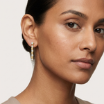 Gold 1Ct Carmona Lab Grown Diamond Linear Drop Earrings