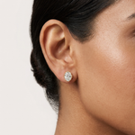 Gold 1Ct Solitaire Oval Lab Grown Diamond Corbin Earring