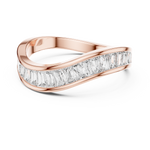 Gold 1Ct Channel Modern Baguette Lab Grown Diamond Kavira Ring