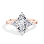 Marquise Three-Stone Lab Grown Diamond Vaelen Engagement Ring