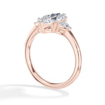 Marquise Three-Stone Lab Grown Diamond Vaelen Engagement Ring