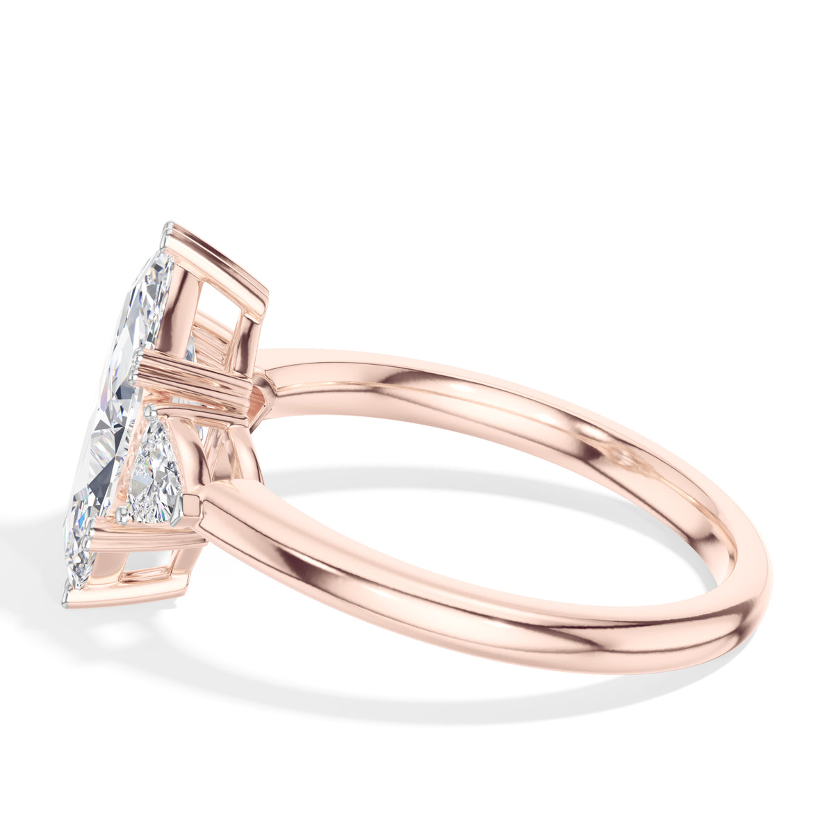 Marquise Three-Stone Lab Grown Diamond Vaelen Engagement Ring