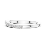 Gold 0 20Ct Round Eternity Lab Grown Diamond Vielou Ring