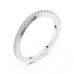 Gold 0 20Ct Round Eternity Lab Grown Diamond Vielou Ring