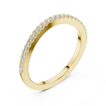 Gold 0 20Ct Round Eternity Lab Grown Diamond Vielou Ring