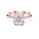 Gold 1 5Ct Round Solitaire Lab Grown Diamond Velma Ring
