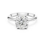 Gold 1 5Ct Round Solitaire Lab Grown Diamond Velma Ring