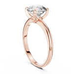Gold 1 5Ct Round Solitaire Lab Grown Diamond Velma Ring