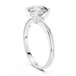Gold 1 5Ct Round Solitaire Lab Grown Diamond Velma Ring