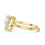 Gold 2Ct Emerald Pear Toi Et Moi Lab Grown Diamond Averix Ring
