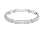 Gold Round Floral Cluster Eternity Lab Grown Diamond Avenia Ring