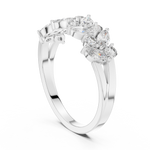 Gold Cluster Prong Marquise Lab Grown Diamond Vaera Ring