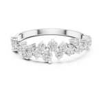 Gold Round Cluster Crown Lab Grown Diamond Orelix Ring