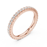 Gold 1Ct Round Eternity Lab Grown Diamond Xerith Ring