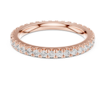 Gold 1Ct Round Eternity Lab Grown Diamond Xerith Ring