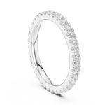 Gold 1Ct Round Eternity Lab Grown Diamond Xerith Ring