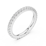 Gold 1Ct Round Eternity Lab Grown Diamond Xerith Ring