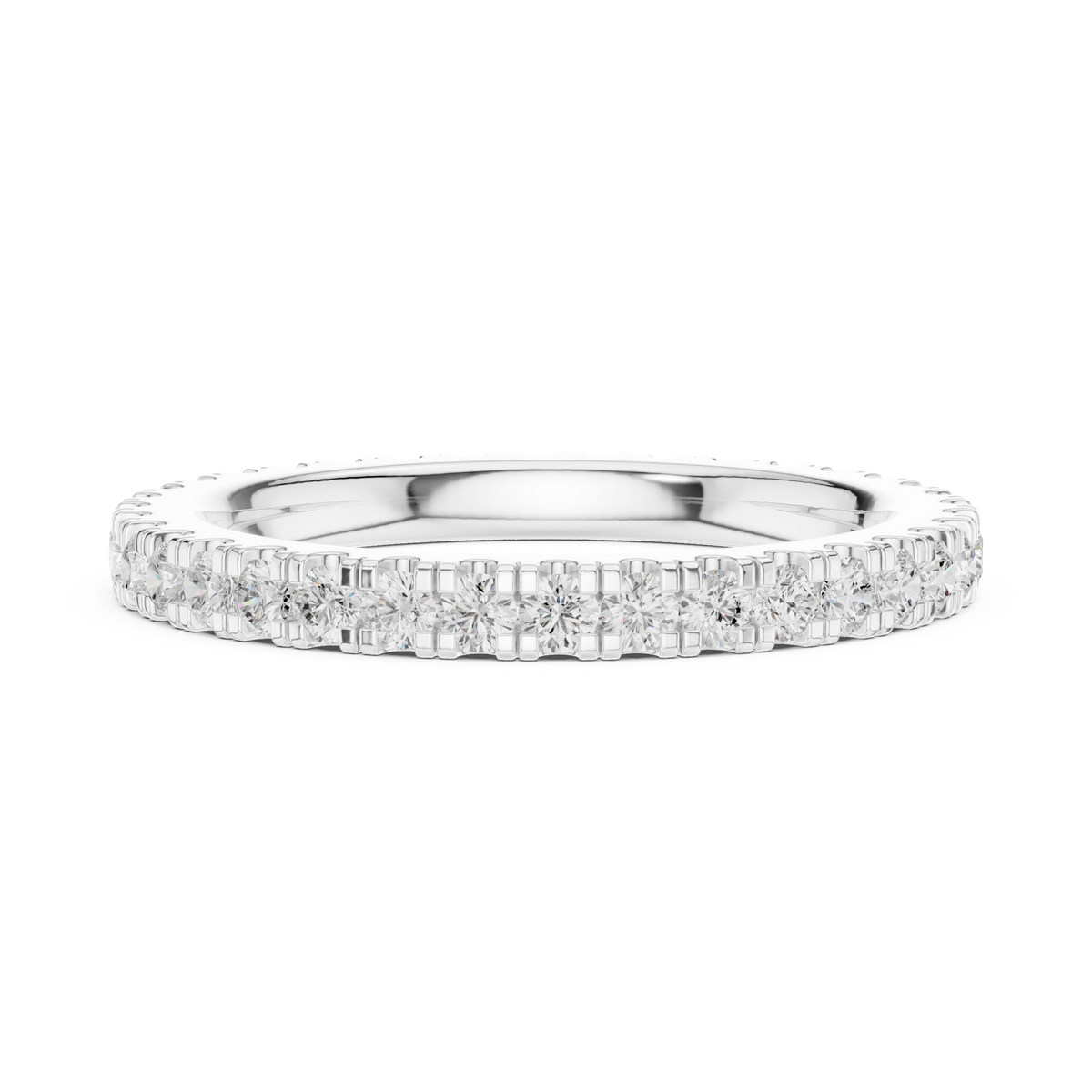 Gold 1Ct Round Eternity Lab Grown Diamond Xerith Ring