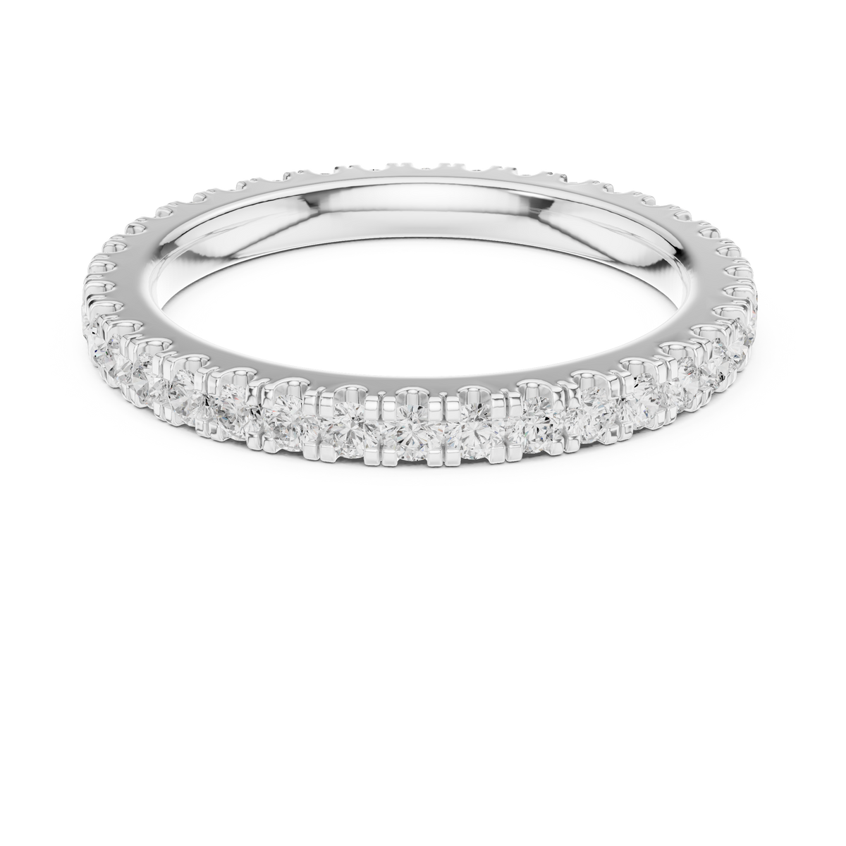 Gold 1Ct Round Eternity Lab Grown Diamond Xerith Ring