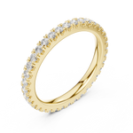 Gold 1Ct Round Eternity Lab Grown Diamond Xerith Ring