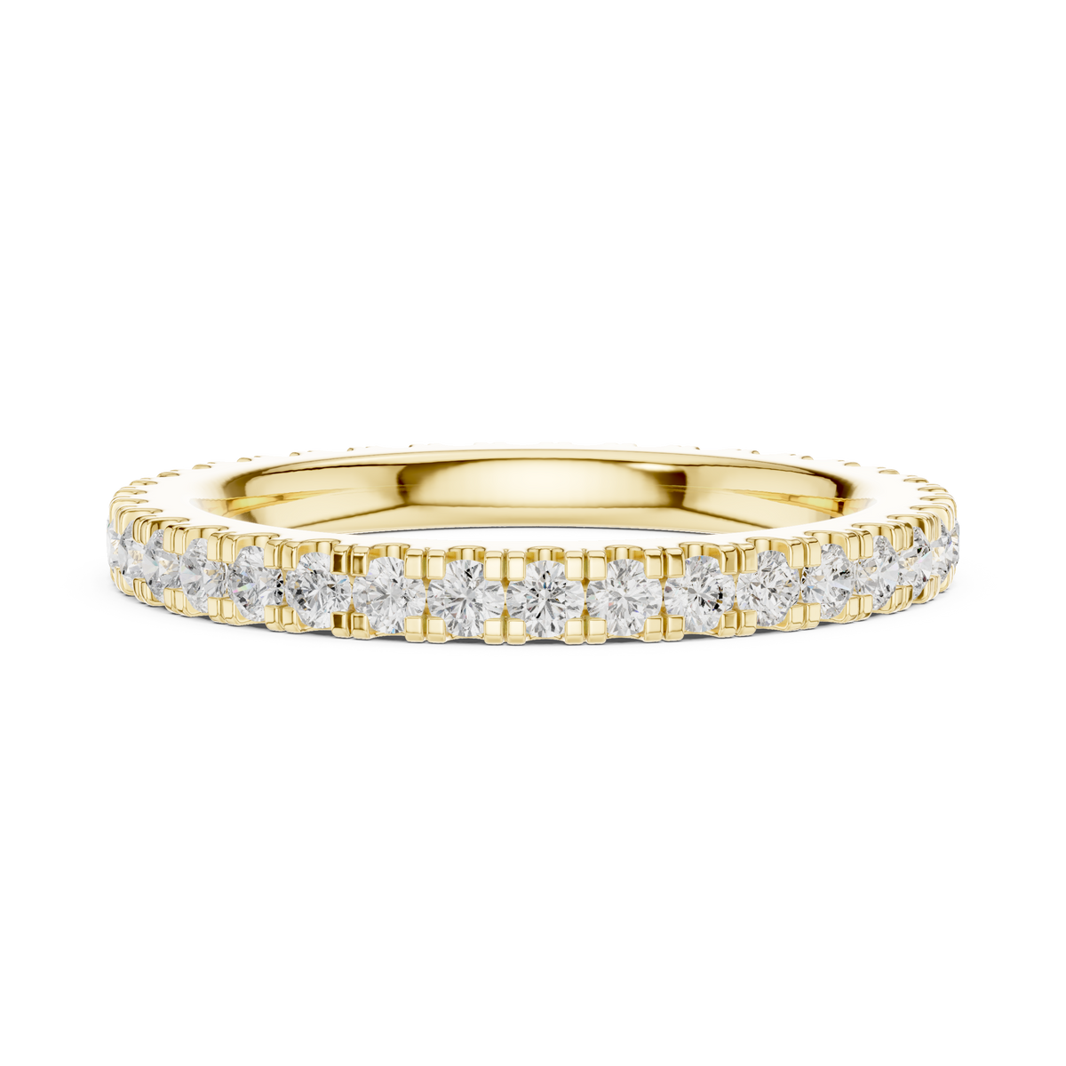 Gold 1Ct Round Eternity Lab Grown Diamond Xerith Ring