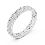 Gold 2Ct Oval Eternity Lab Grown Diamond Zorine Ring