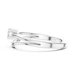 Gold Pave Setting Round Lab Grown Diamond Elora Ring
