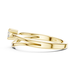 Gold Pave Setting Round Lab Grown Diamond Elora Ring