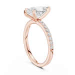 Gold 2Ct Marquise Cut Pave Lab Grown Diamond Jeselle Ring