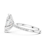 Gold 2Ct Marquise Cut Pave Lab Grown Diamond Jeselle Ring
