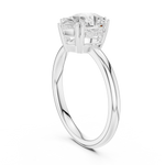 Gold 2Ct Pear Cut Solitaire Lab Grown Diamond Noreya Ring