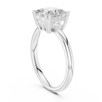 Gold 2Ct Princess Solitaire Lab Grown Diamond Karesa Ring