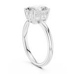 Gold 2Ct Radiant Solitaire Lab Grown Diamond Solayne Ring