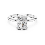 Gold 2Ct Radiant Solitaire Lab Grown Diamond Solayne Ring