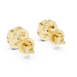 Gold Round Lab Grown Diamond Stud Xavira Earring