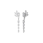 White Gold 1 50Ct Prong Dangle Oval Lab Grown Diamond Orvielle Earring