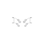 White Gold 1Ct Pear Climber Vine Design Lab Grown Diamond Kelora Earring