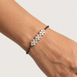 Gold 2Ct Pear Cluster Lab Grown Diamond Evora Bracelet