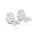 Gold 1Ct Oval Halo Lab Grown Diamond Orvella Earring
