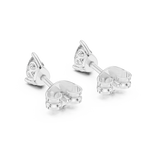 Gold 1Ct Solitaire Pear Lab Grown Diamond Camden Earring