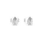 Gold 1Ct Solitaire Pear Lab Grown Diamond Camden Earring