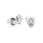 Gold 1Ct Solitaire Oval Lab Grown Diamond Corbin Earring