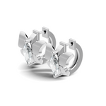 Gold Cluster Pave Marquise Lab Grown Diamond Fynel Earring
