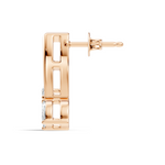 Gold Cluster Petal Marquise Lab Grown Diamond Rexia Earring
