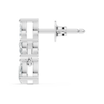 Gold Floral Drop Design Marquise Lab Grown Diamond Arvex Earring
