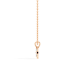 Gold Floral Cluster Prong Setting Heart Lab Grown Diamond Avena Pendant