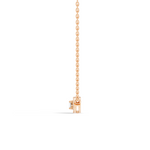 Gold Halo Round Lab Grown Diamond Zyrah Pendant