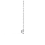 Gold Halo Round Lab Grown Diamond Zyrah Pendant